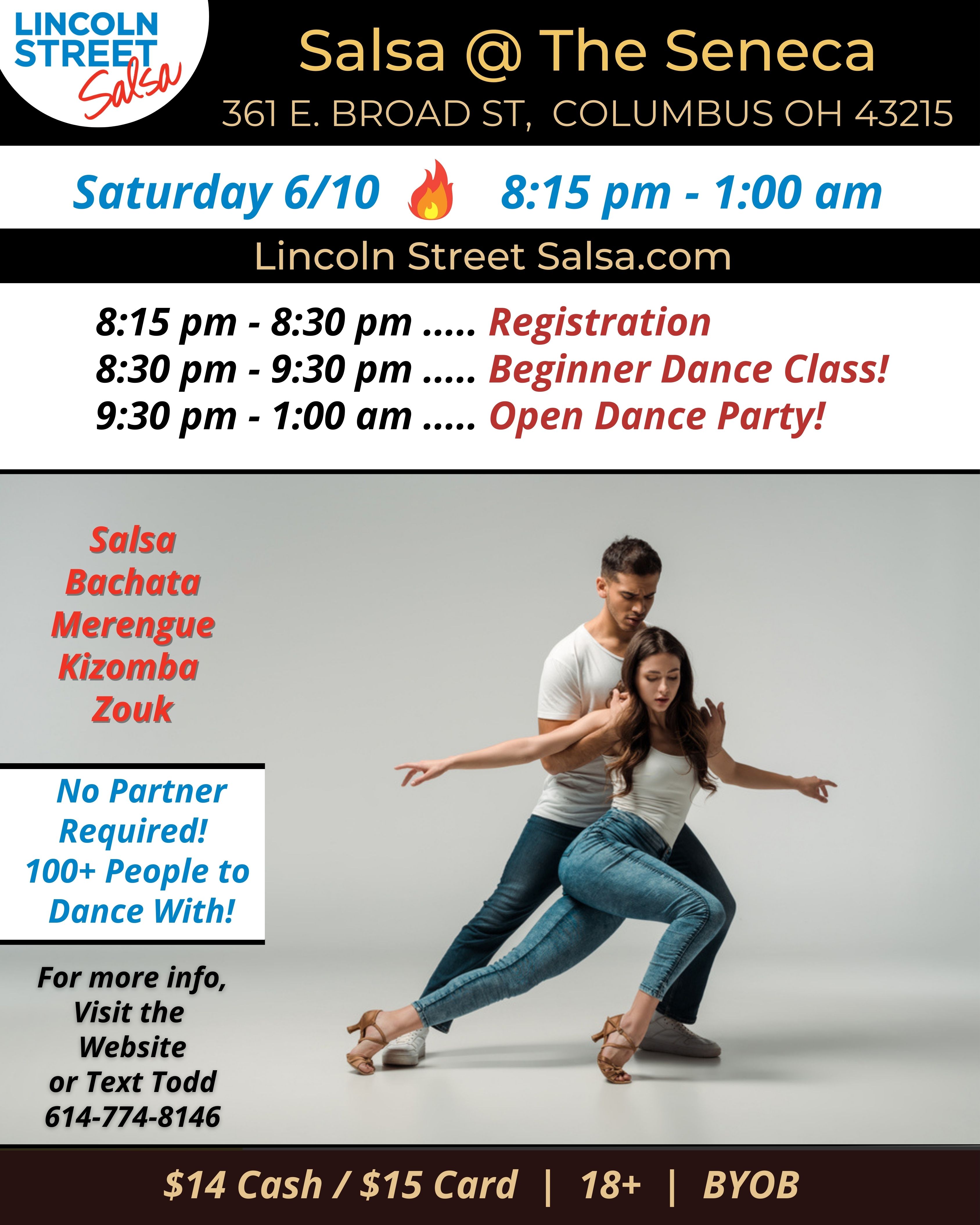 Salsa Dancing Columbus Ohio, salsa dance classes, bachata, merengue, kizomba, zouk