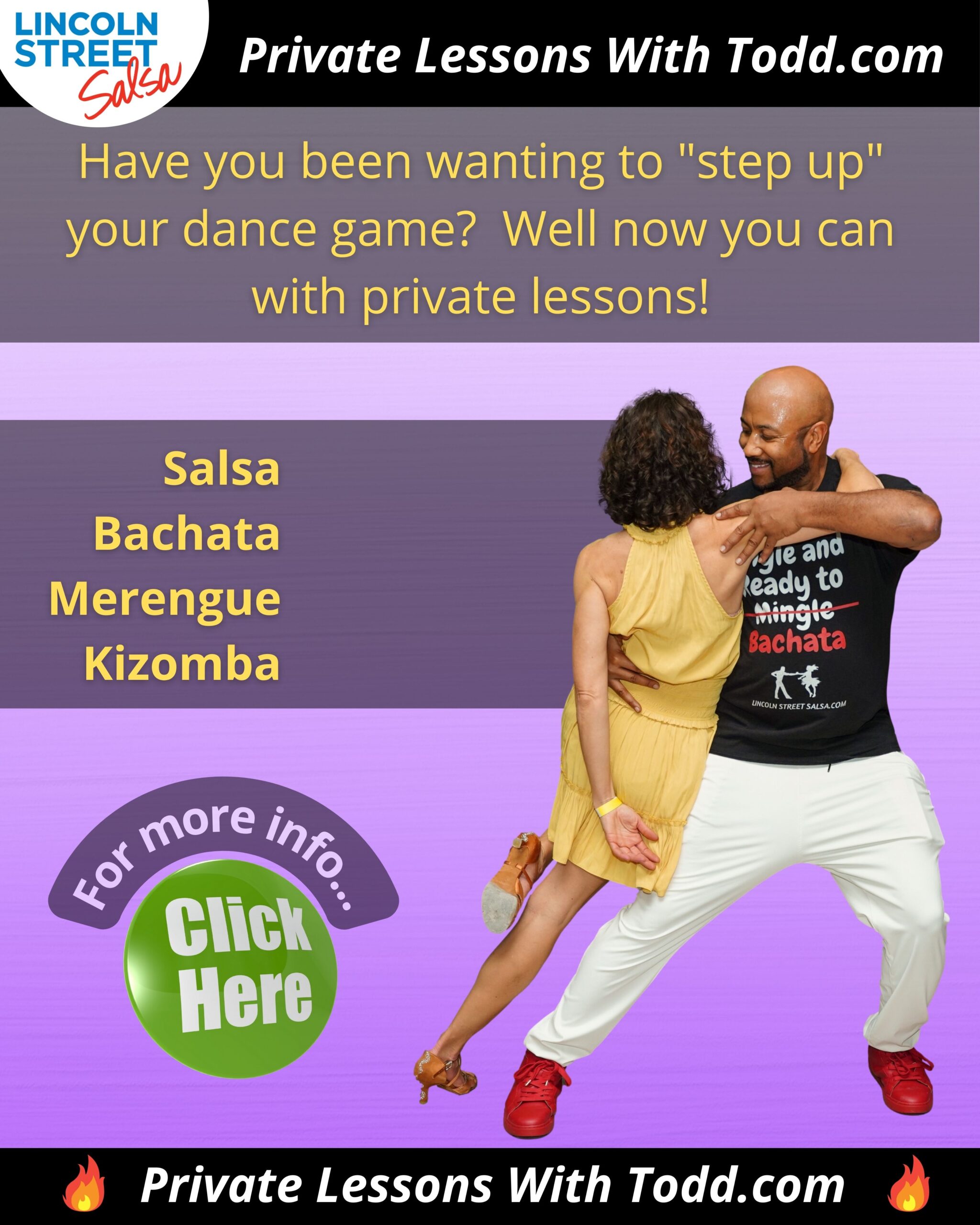 private salsa lessons, private bachata lessons, dance lessons, dance classes, salsa dancing columbus ohio