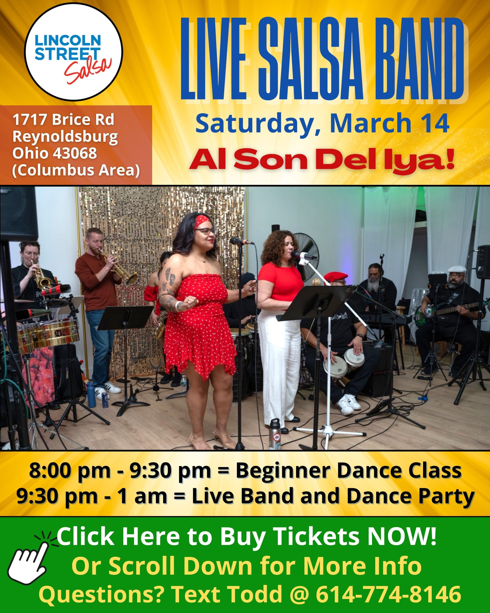Al Son Del Iya, Live Salsa Band Columbus Ohio, Live Salsa Music Columbus Ohio, Salsa Dancing Columbus Ohio, bachata dancing, merengue dancing