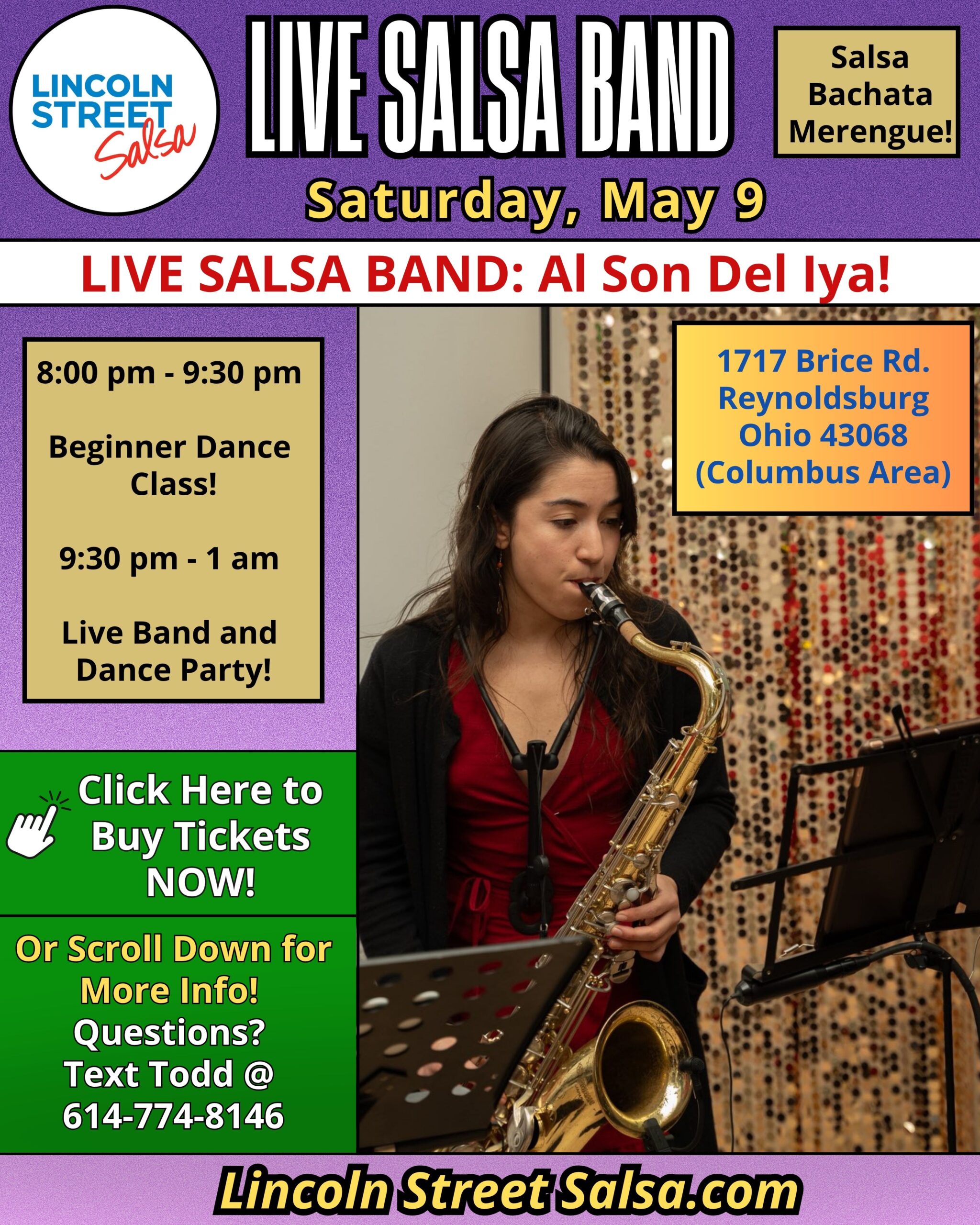 Al Son Del Iya, Live Salsa Band Columbus Ohio, Live Salsa Music Columbus Ohio, Salsa Dancing Columbus Ohio, bachata dancing, merengue dancing