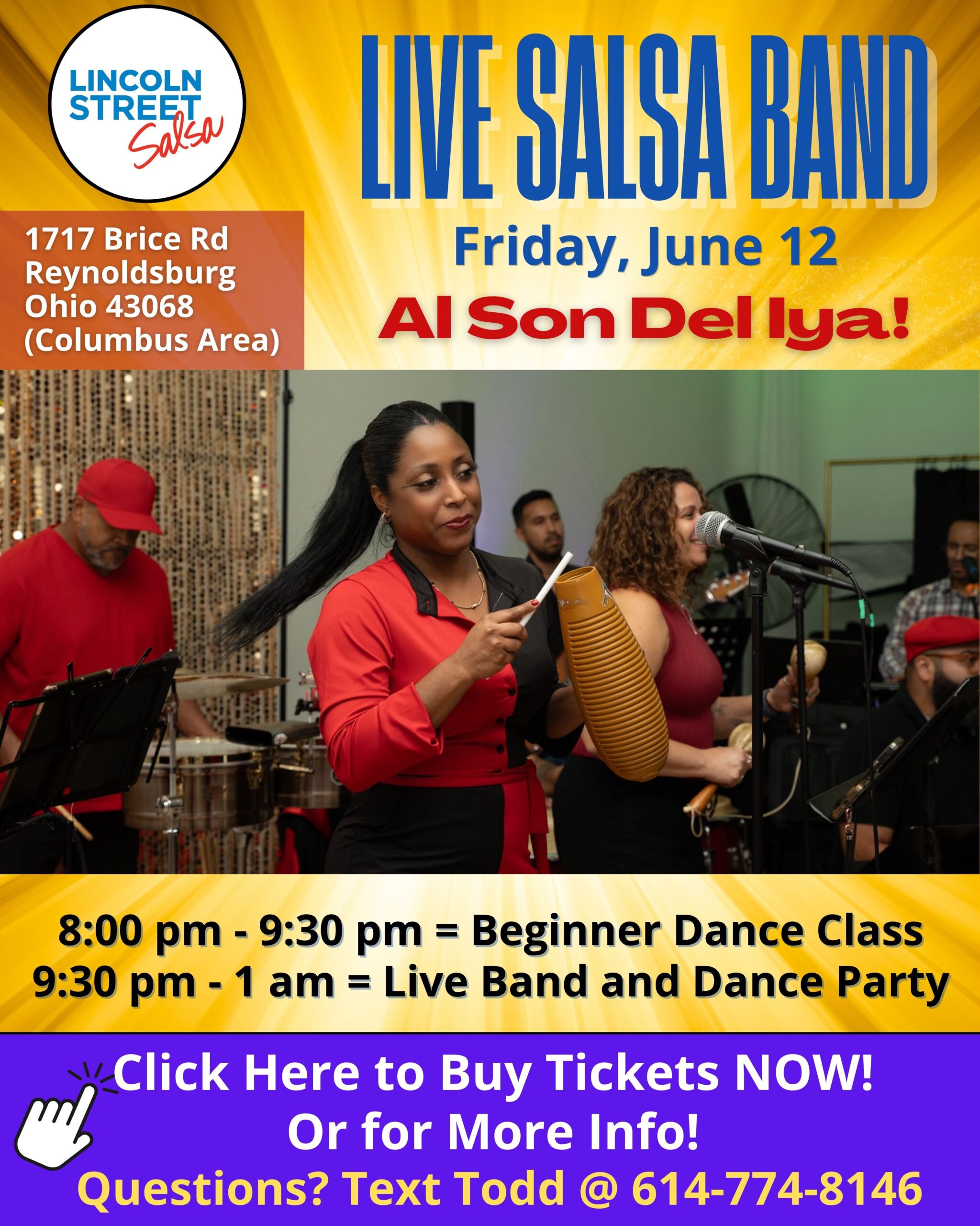 Al Son Del Iya, Live Salsa Band Columbus Ohio, Live Salsa Music Columbus Ohio, Salsa Dancing Columbus Ohio, bachata dancing, merengue dancing