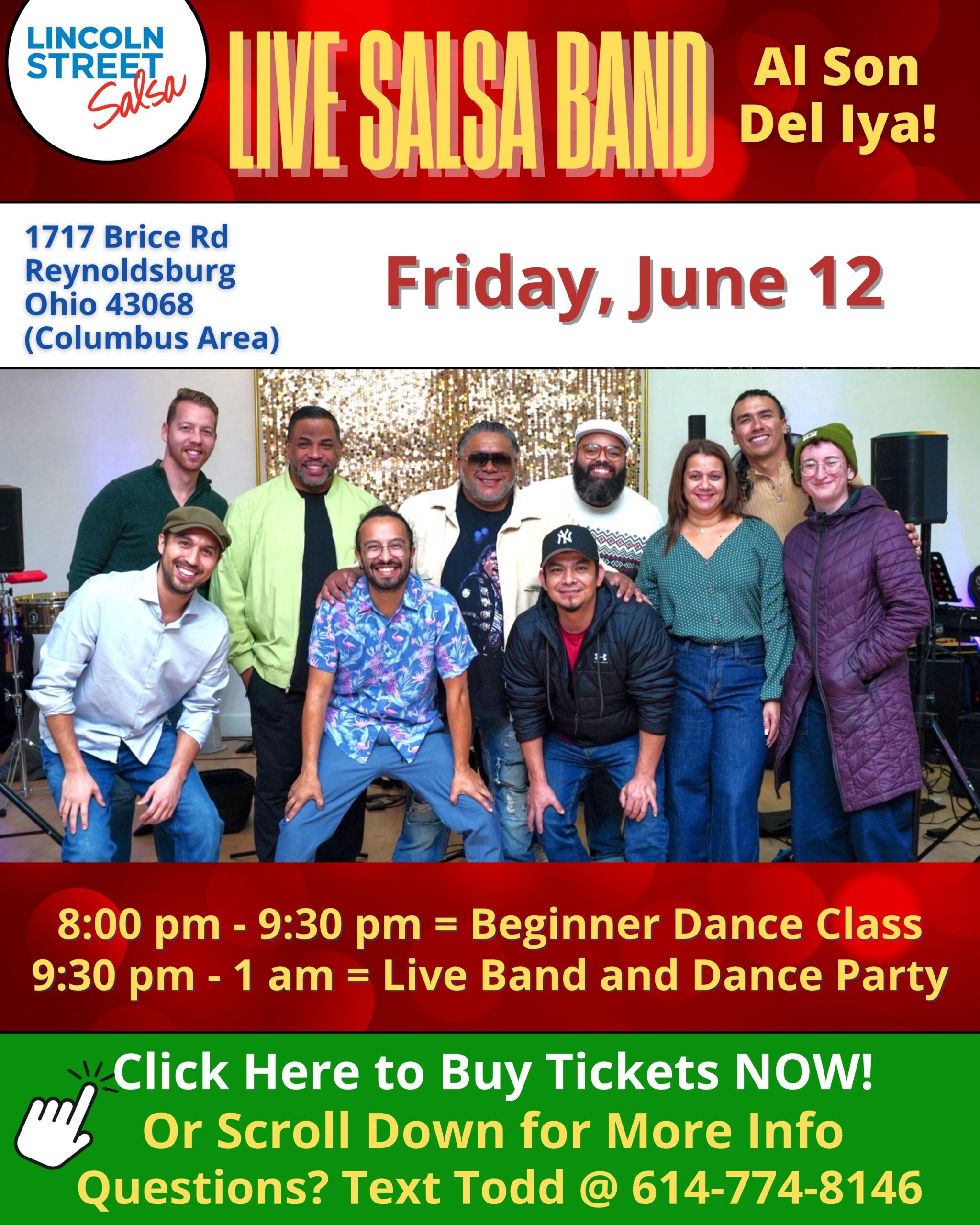 Al Son Del Iya, Live Salsa Band Columbus Ohio, Live Salsa Music Columbus Ohio, Salsa Dancing Columbus Ohio, bachata dancing, merengue dancing